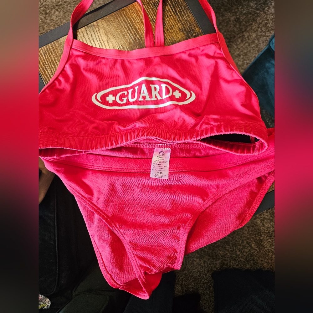 5/$25 ✨️Women’s Lifeguard Two-piece Swimsuit L Bottom & M Top